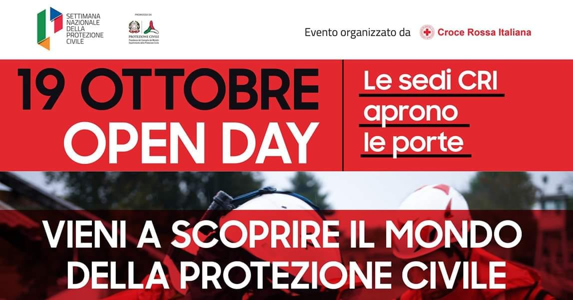 19 ottobre - Open Day per la Protezione Civile