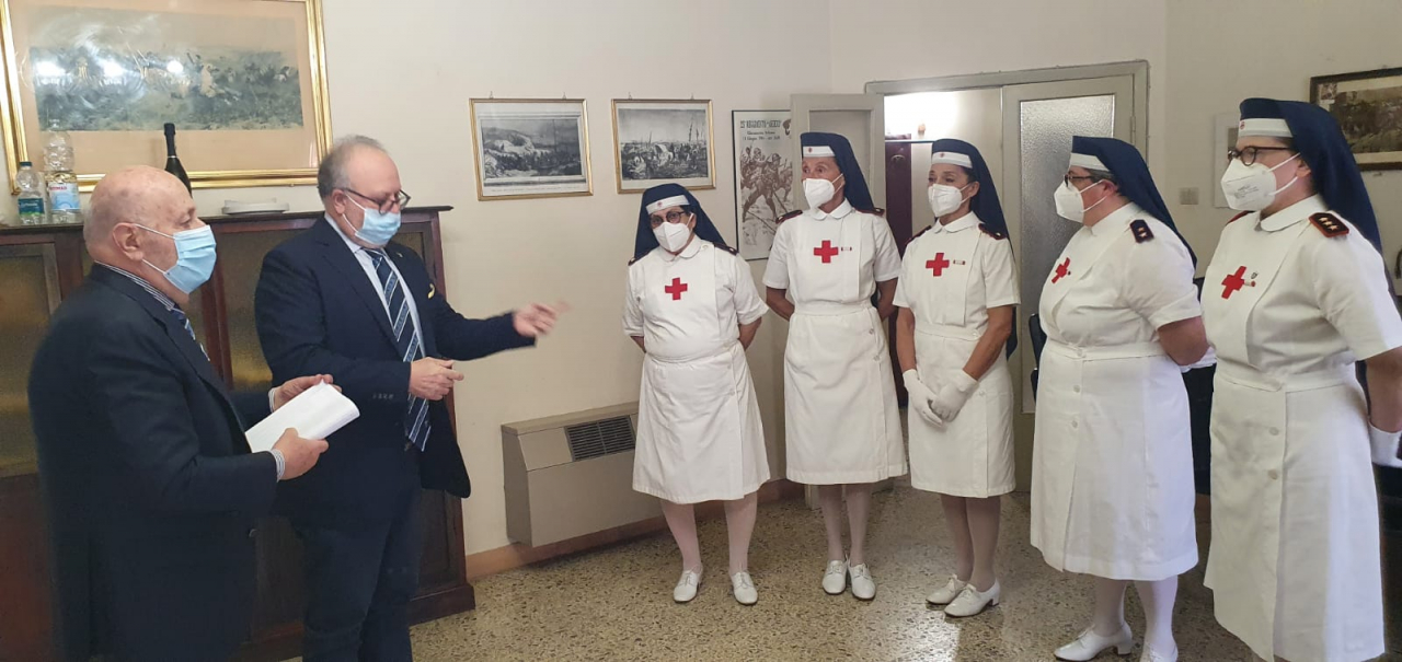 Incontro UNUCI e Corpo delle infermiere Volontarie della Croce Rossa Italiana, Ispettorato di Arezzo