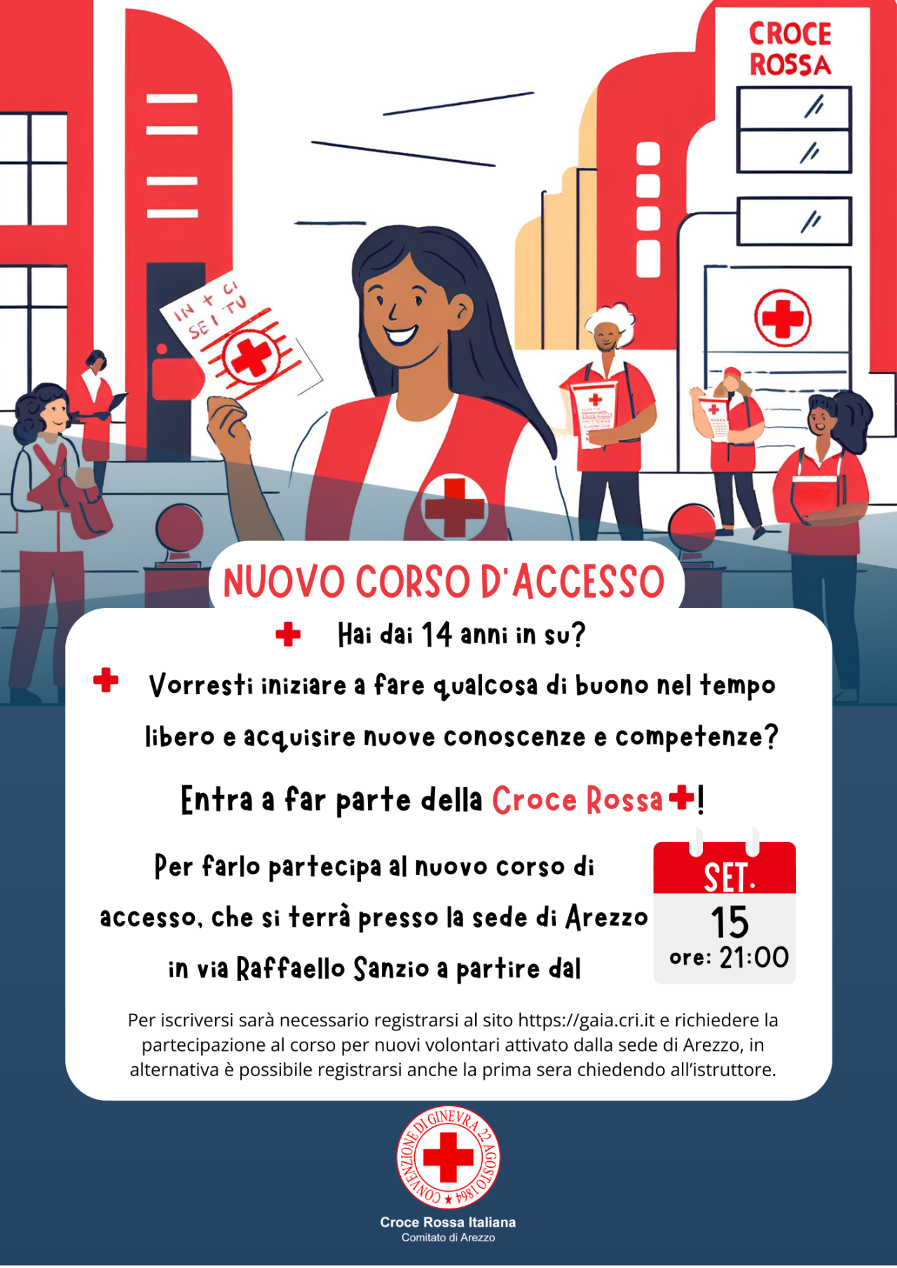 Diventa Volontario della Croce Rossa Italiana – Corso per Aspiranti CRI 2025