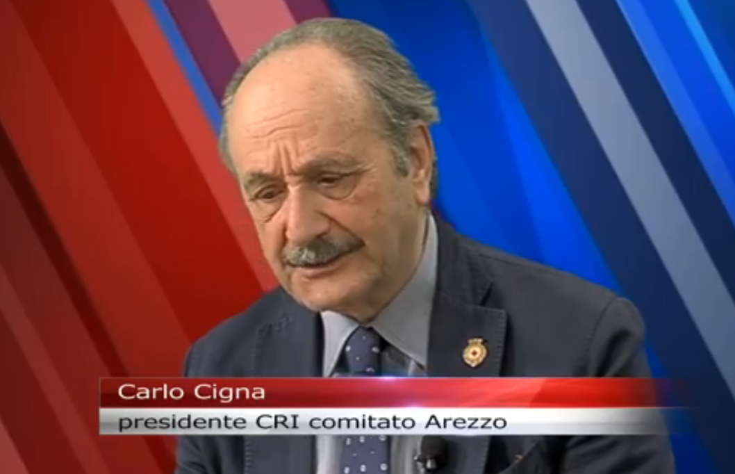 Carlo Cigna, Presidente dell'Associazione Croce Rossa Italiana Comitato di Arezzo
