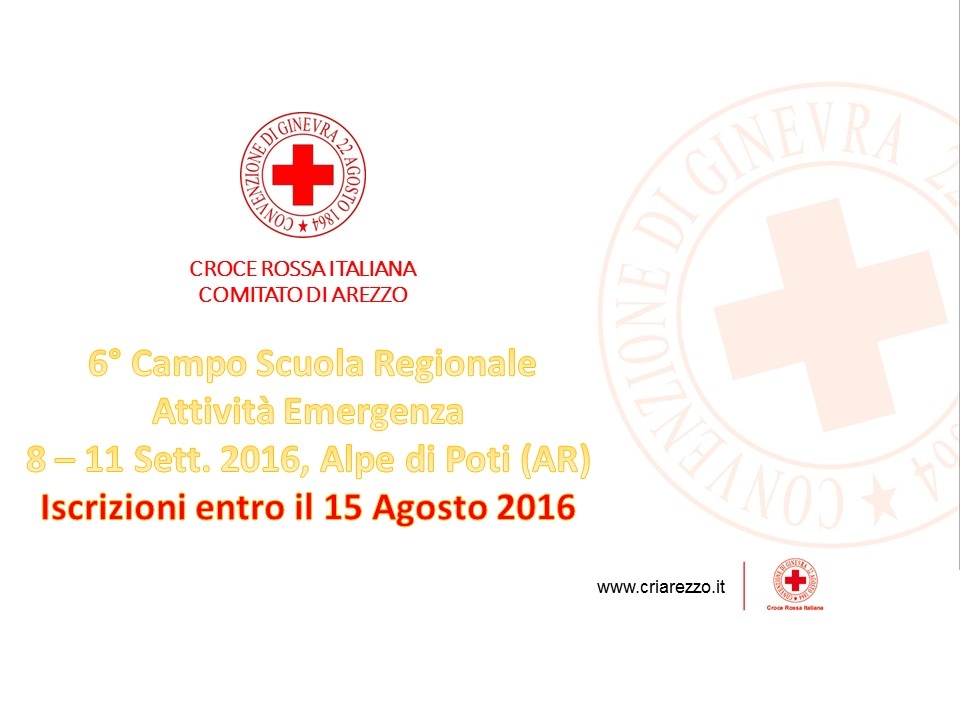 Campo Scuola Regionale CRI