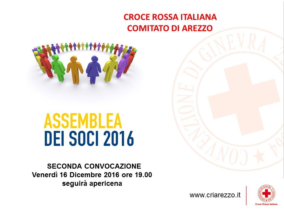 Convocazione Assemblea Soci CRI Arezzo