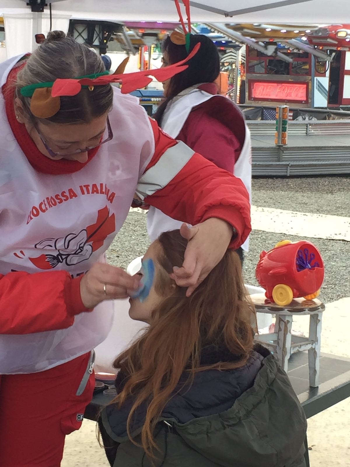 Attività di Truccabimbi presso il Luna Park e il Peter Pan
