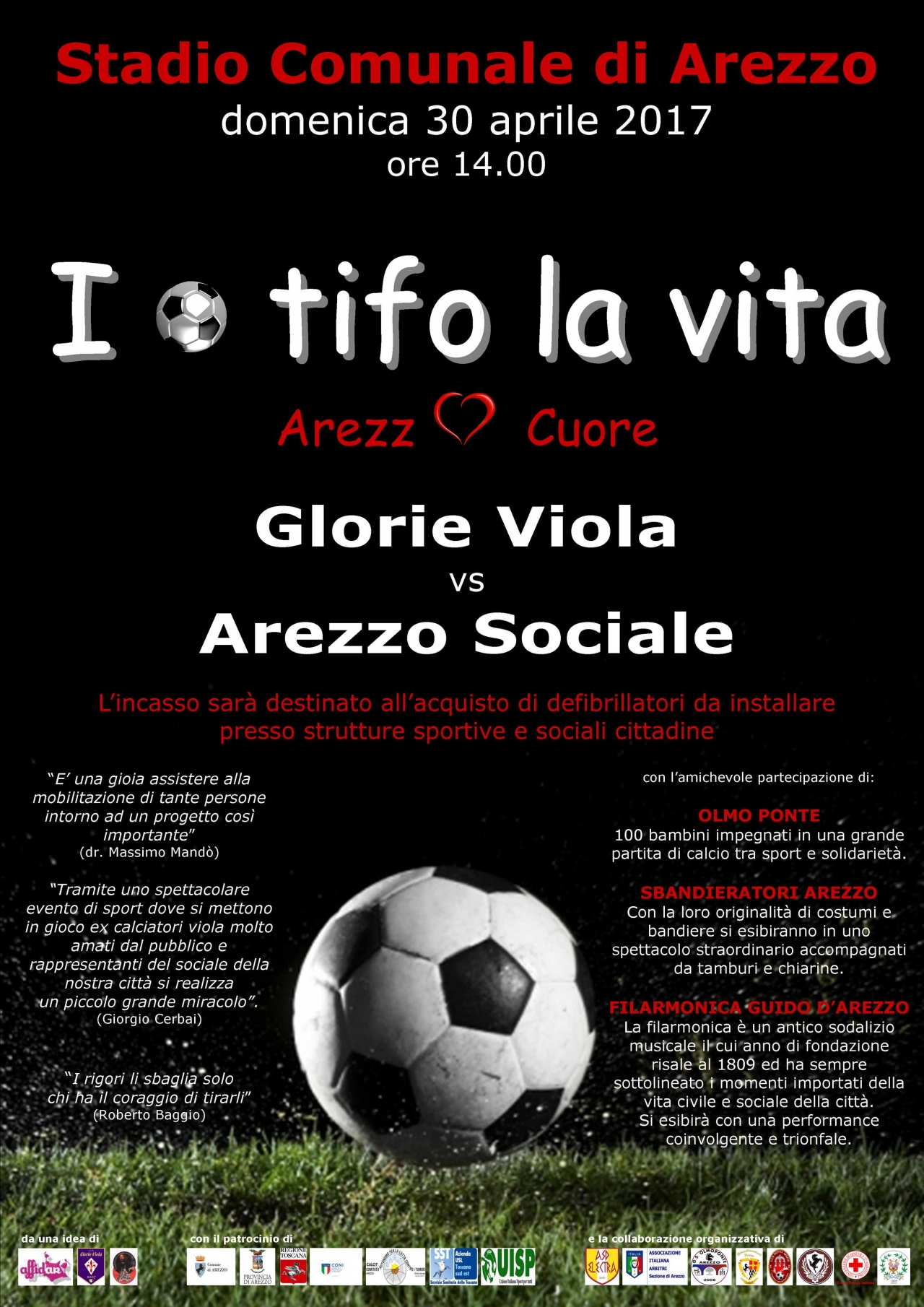 IO TIFO LA VITA ...anche Croce Rossa ci sarà con il cuore