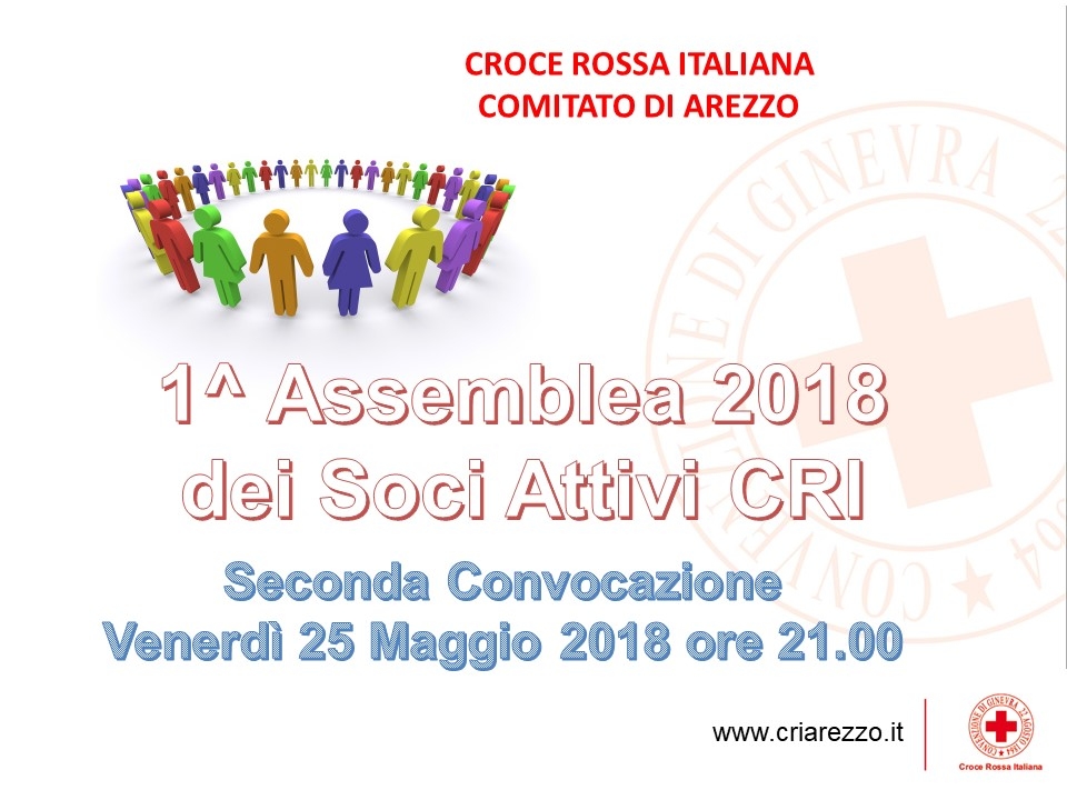 Assemblea Soci CRI Arezzo 25 Maggio 2018