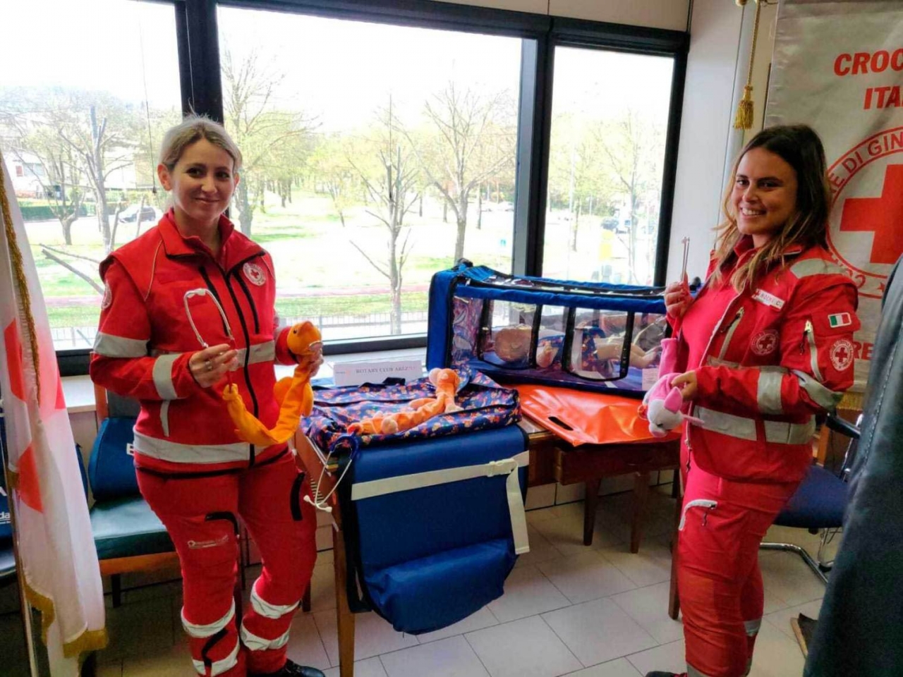 Donazione del Rotary Club Arezzo alla CRI