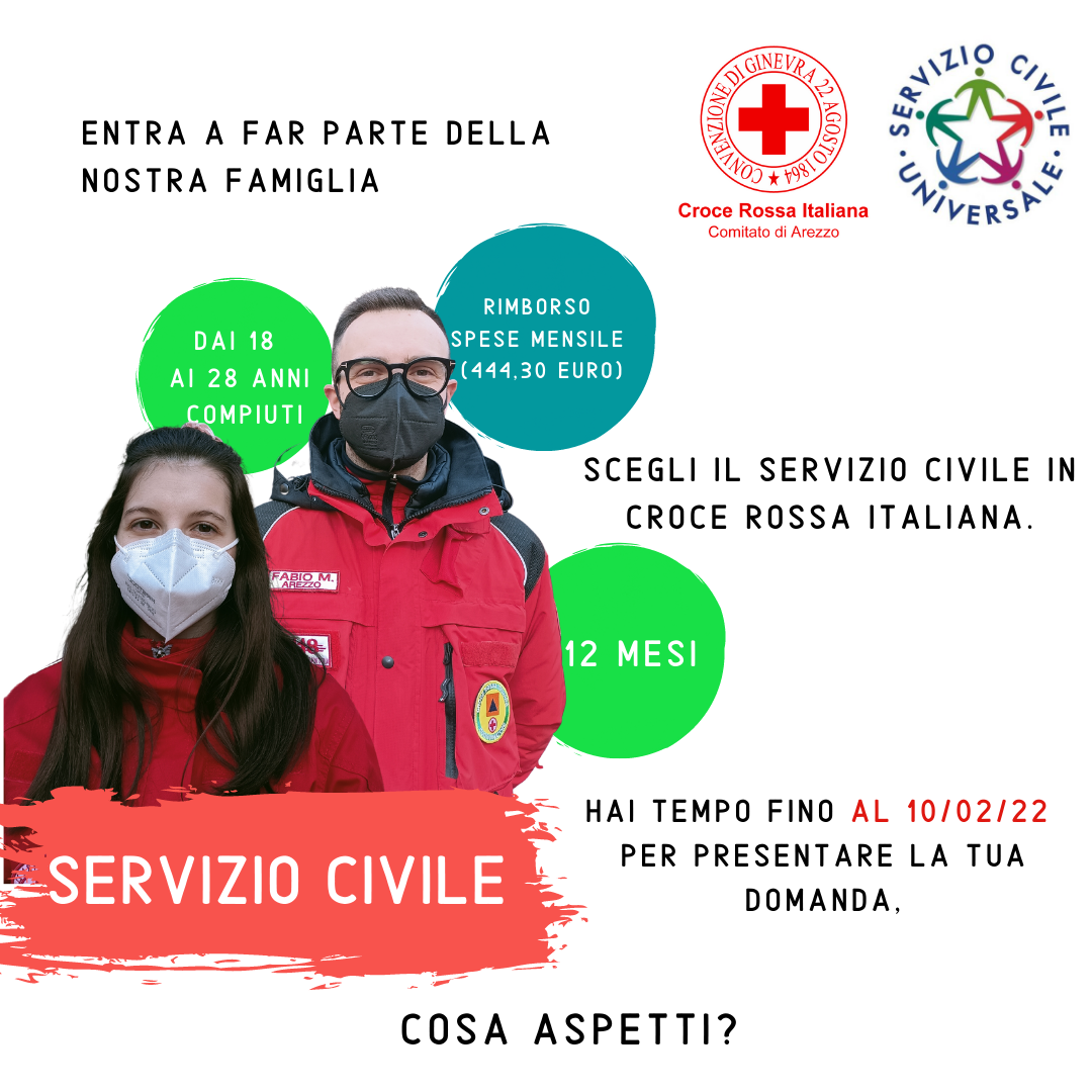 Bando Servizio Civile Universale - Progetto «PUOI AIUTARE ANCHE TU» - 2022