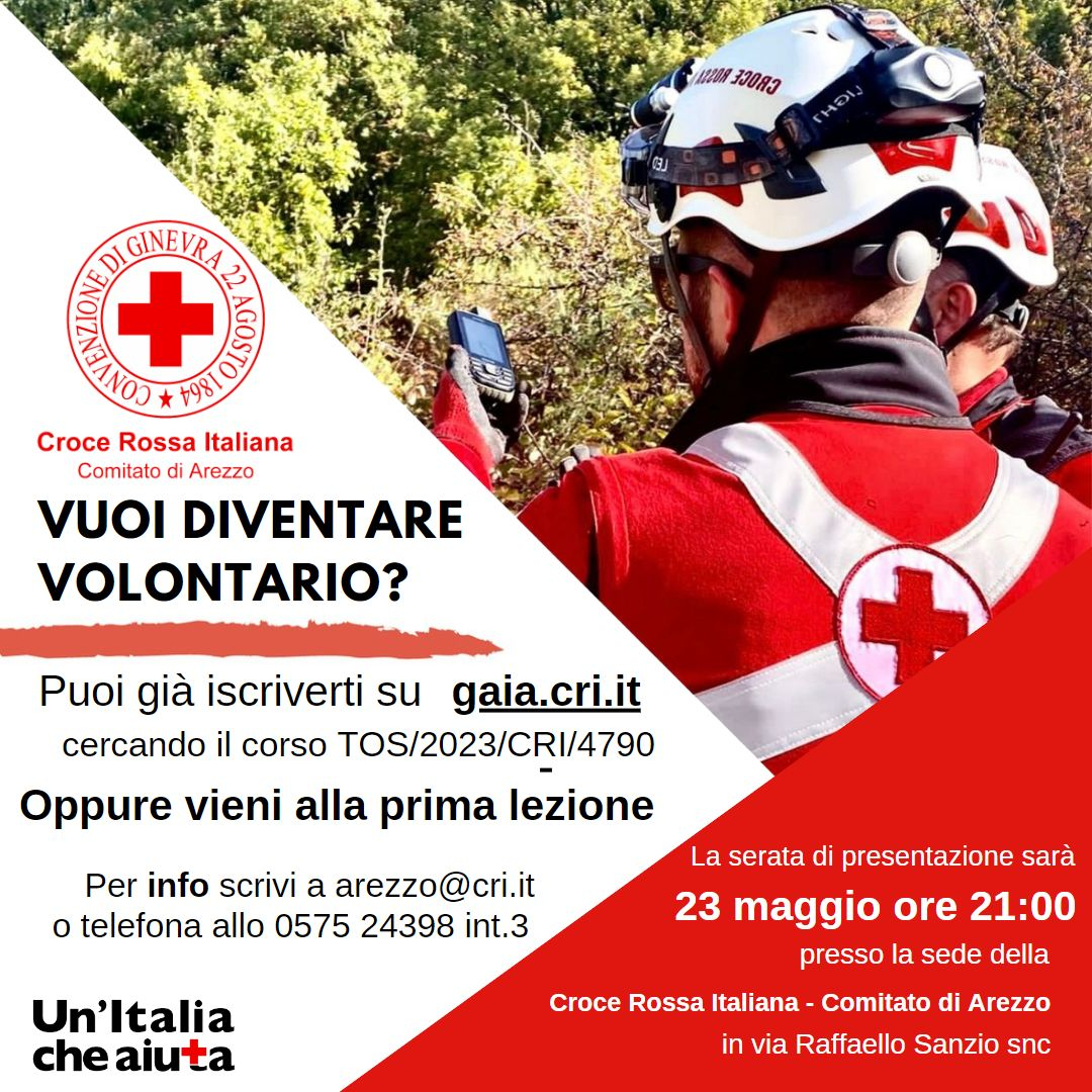 Corso di Formazione per Volontari CRI 2023