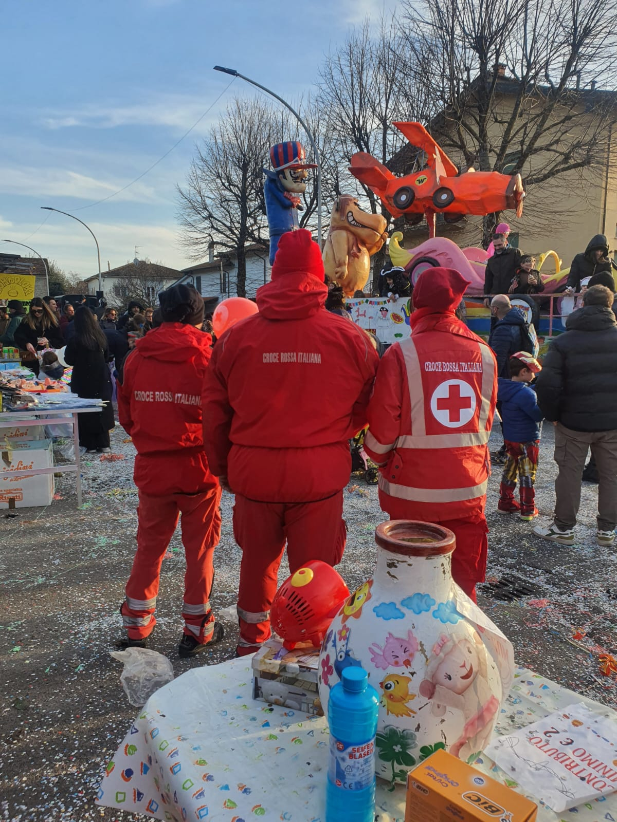 Carnevale di Rigutino 2025: la CRI Arezzo presente con soccorso e face painting