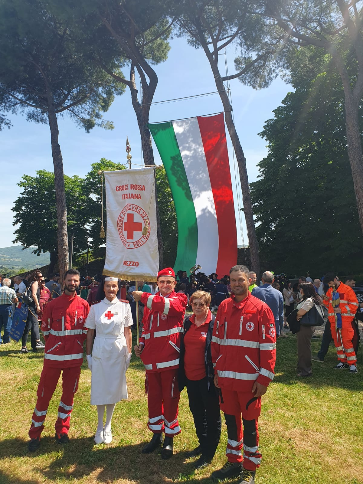 La CRI Arezzo celebra il 79° Anniversario della Repubblica Italiana