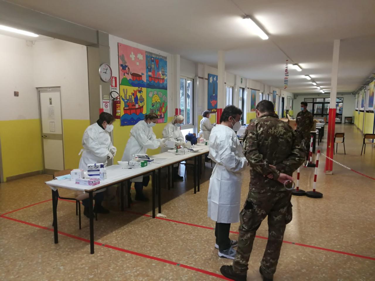 Test rapidi nelle scuole superiori di Montevarchi e Levane