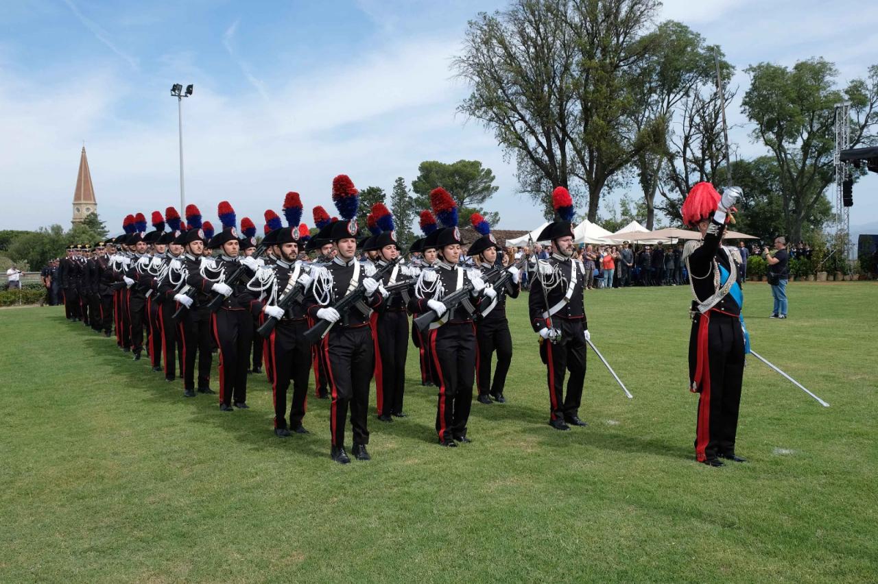 Festa per il 208° della Fondazione dell'Arma dei Carabinieri